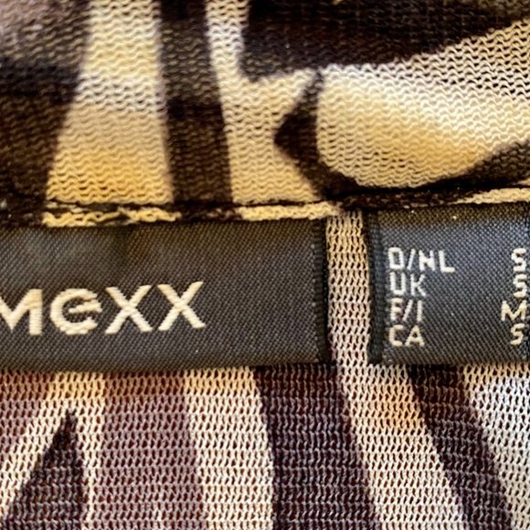 *NOT FOR SALE/SOLD* Mexx Sheer Zebra Print Blouse (Sz S) - Picture 4 of 4